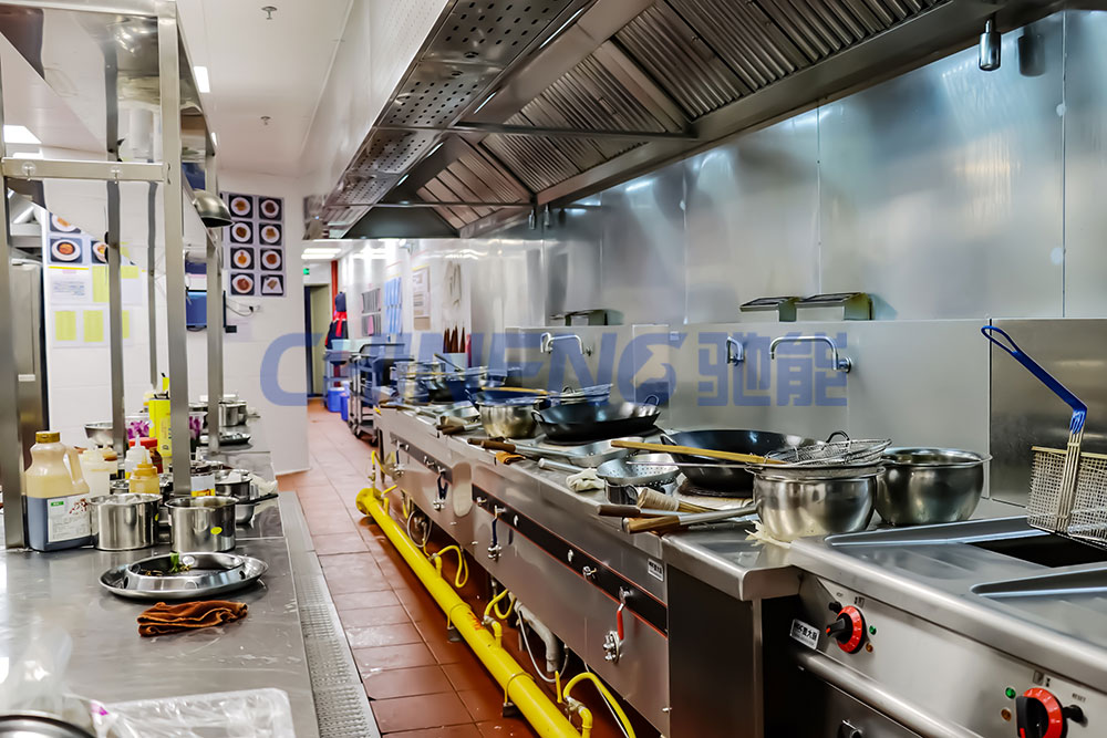 Chỉnh tùy căn tin lớn Trường hợp