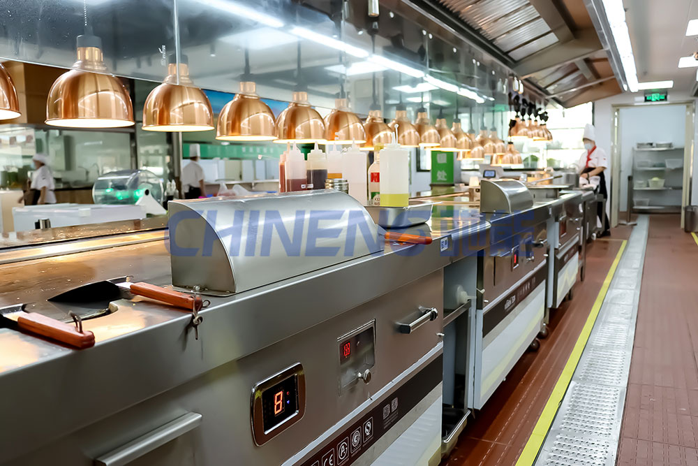 200-300căn tin trường học Cảnh 3D